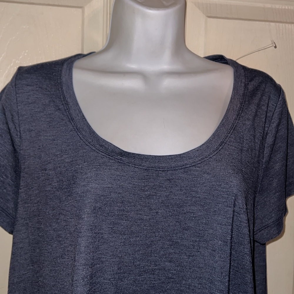 Athleta Navy Scoop Tunic SZ M - Picture 2 of 3